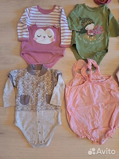 Вещи пакетом на девочку 62 68 74
