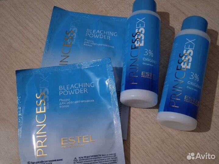Estel пудра и оксигент