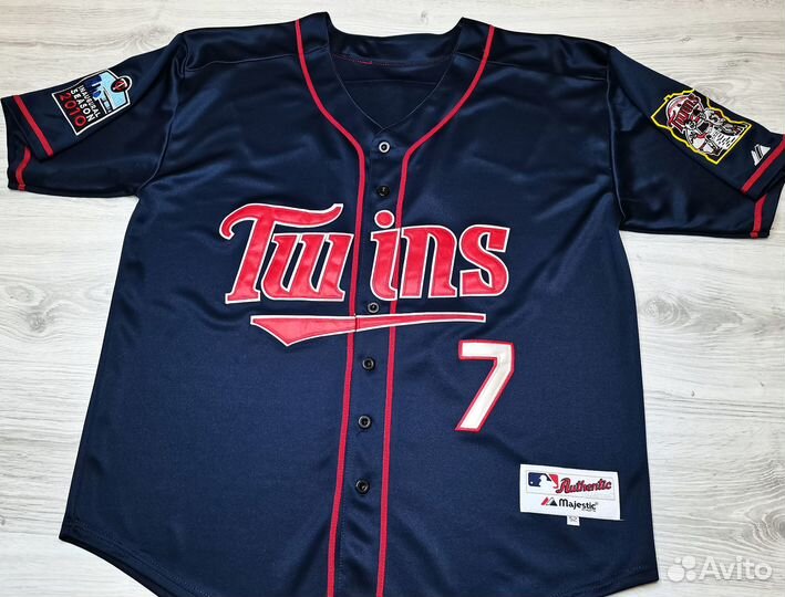Джерси Бейсбольная Minnesota Twins Joe Mauer