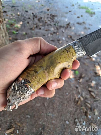 Нож из дамасской стали