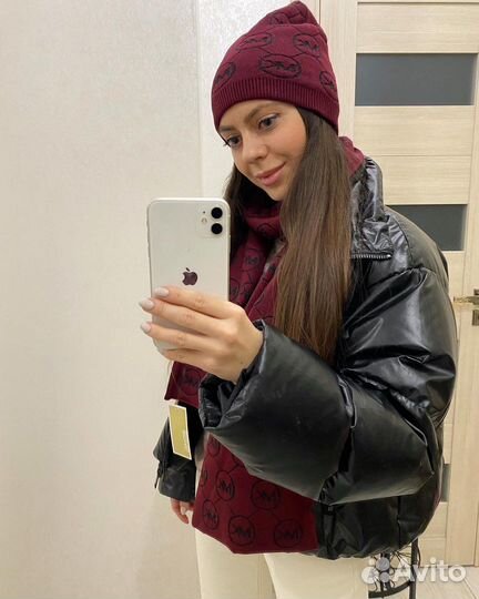 Шапка и шарф Michael Kors оригинал