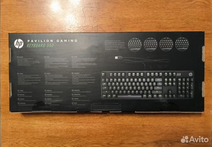 Игровая клавиатура HP Pavilion Gaming 550 (Новая)