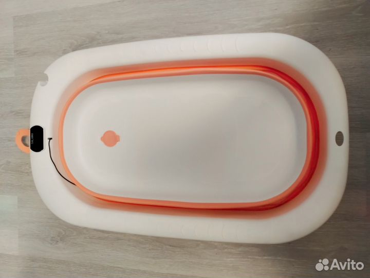 Ванночка для купания складная с термометром бу