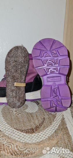 Ботинки зимние для девочки 23 котофей