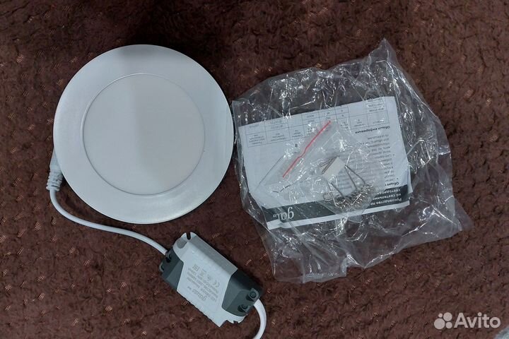 Светильник Gauss ультратонкий 6W 120х22