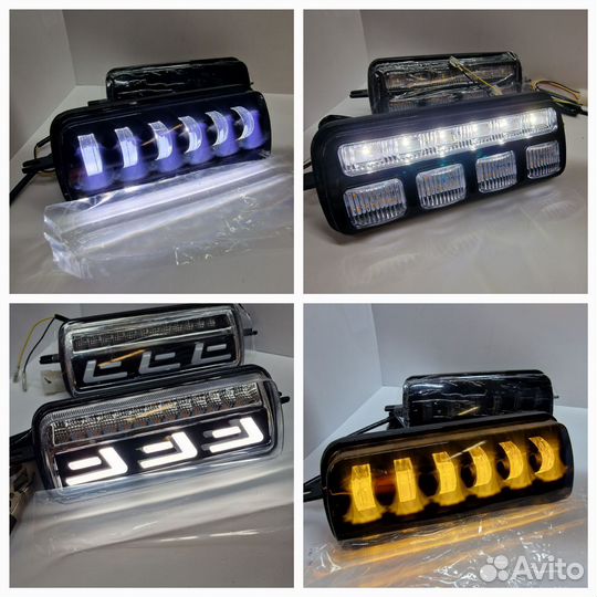 Подфарники (надфарники) светодиодные Нива