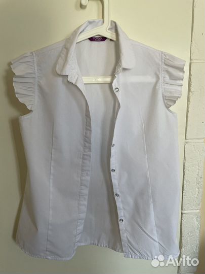 Рубашка школьная для девочки 164