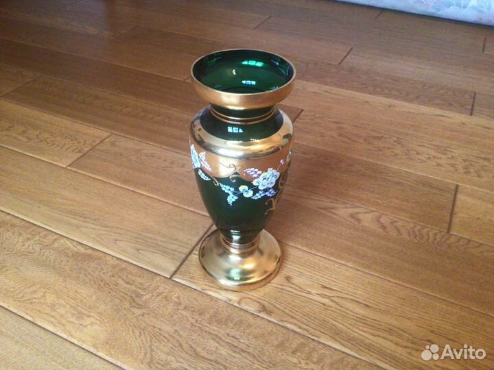 Ваза Богемия смальта с лепкой