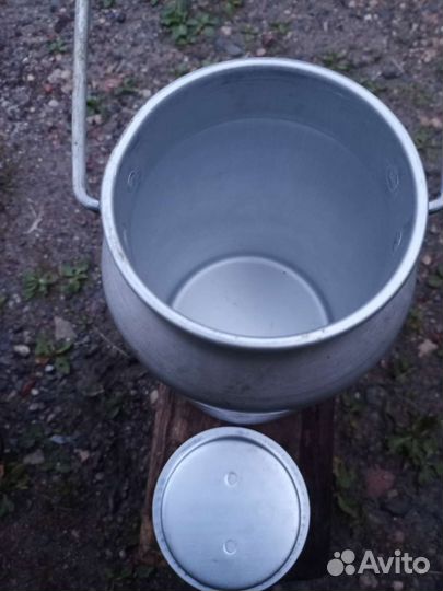 Новый ретро бидон СССР алюминий