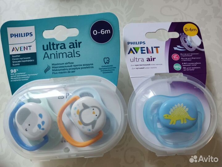 Пустышки avent, canpol новые
