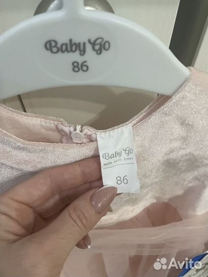 Платье для девочки 86 новое