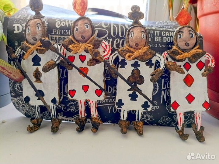 Елочные игрушки из ваты