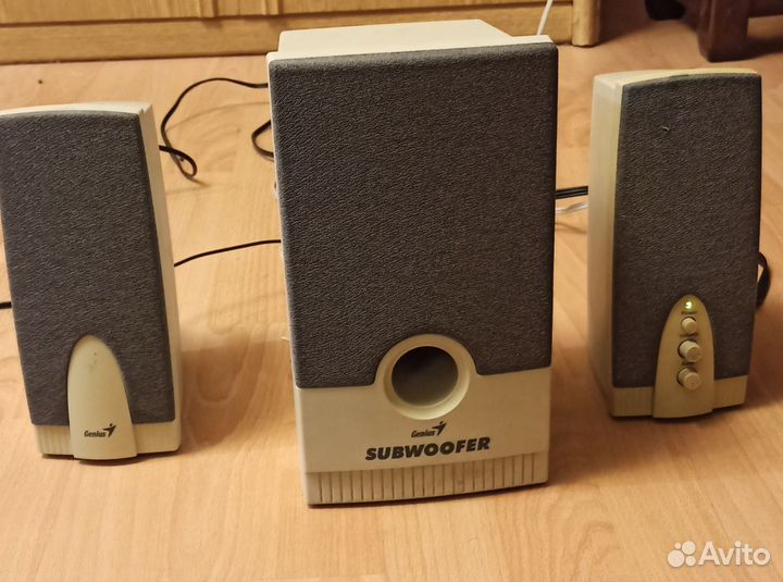 Компьютерные колонки genius SW-G106 с сабвуфером