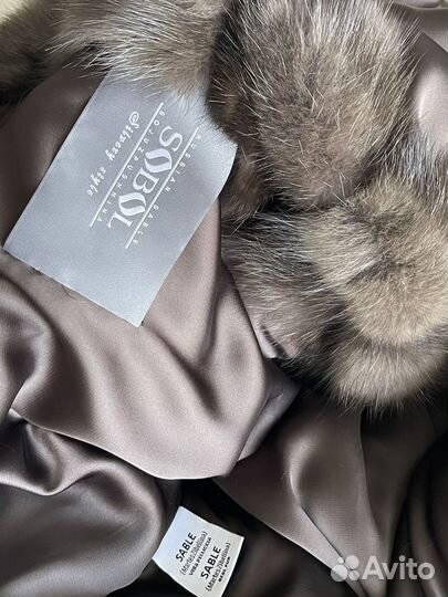 Шуба соболь новая