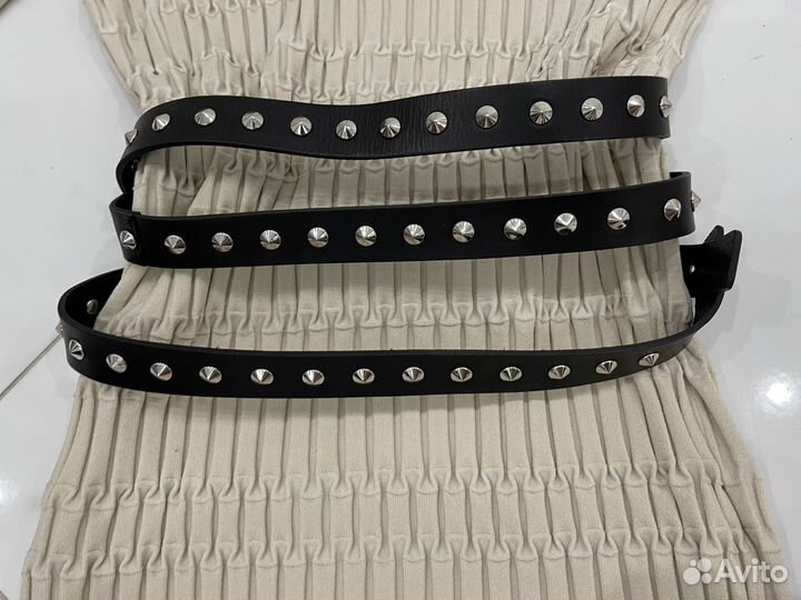 Пояс кожаный Nude