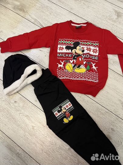 Микки новогодний костюм детский