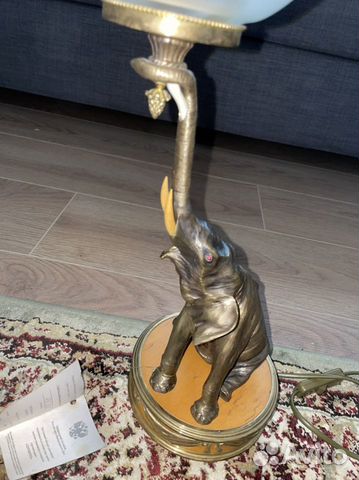 Светильник статуэтка слон сентябревъ