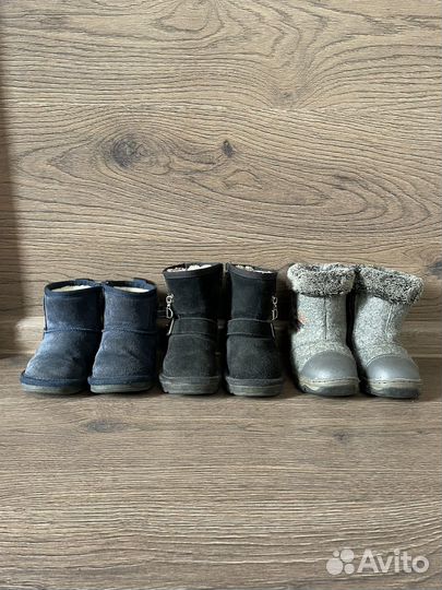 Зимняя обувь 25 размер (угги, сапоги, валенки)
