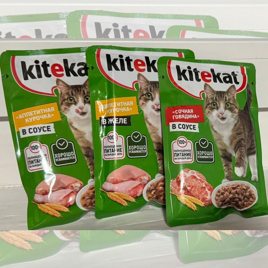 Влажный корм Kitekat