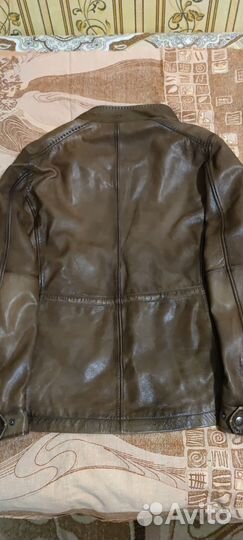 Кожаная куртка Massimo dutti