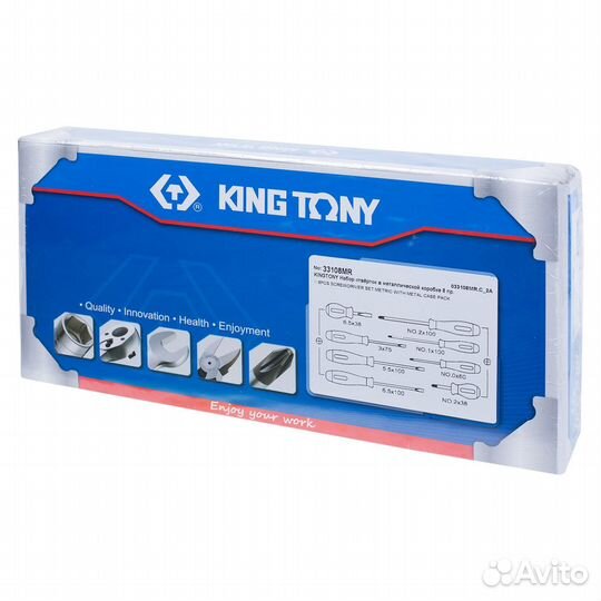 Набор отверток king tony 33108MR