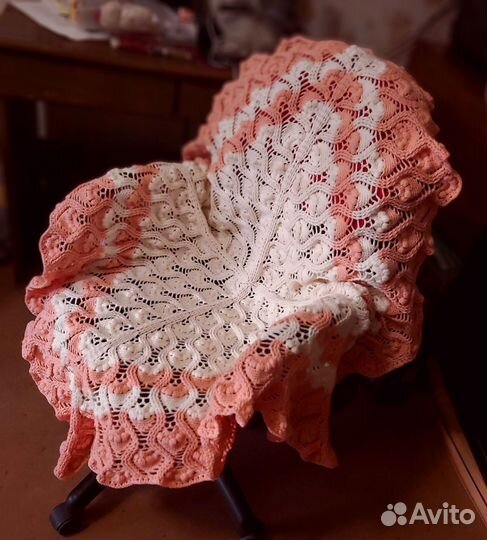 Плед покрывало ручной работы