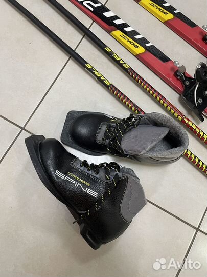 Лыжи беговые детские 130 с ботинками