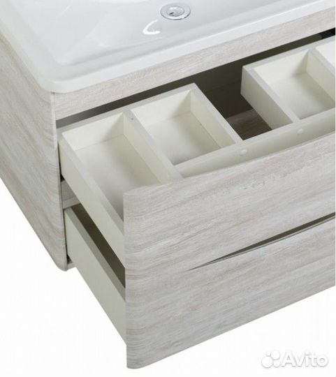 Тумба с раковиной BelBagno Acqua 90 Rovere Vintage Bianco