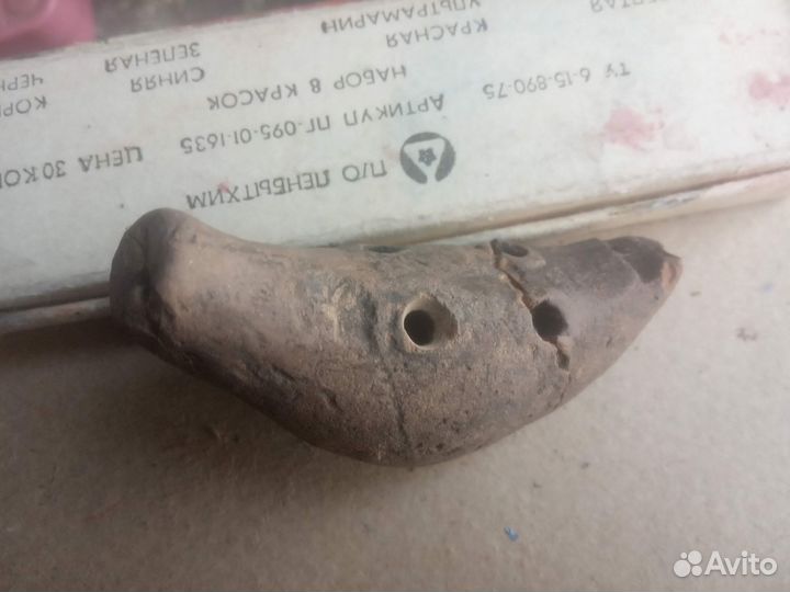 Свисток глиняный древний