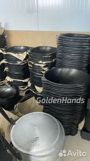 Казаны от 4 до 225 лит / казан чугунный узбекский