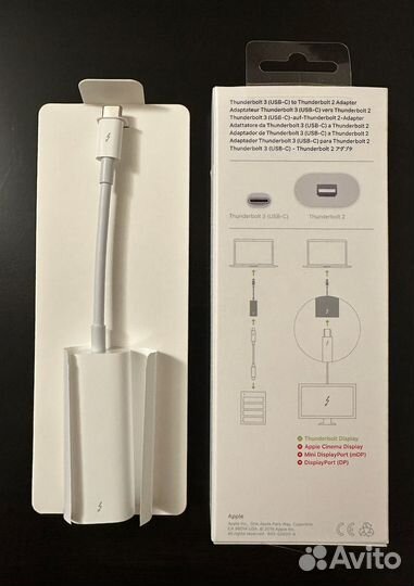 A1790 Apple Thunderbolt 3 USB - C до Thunderbolt 2