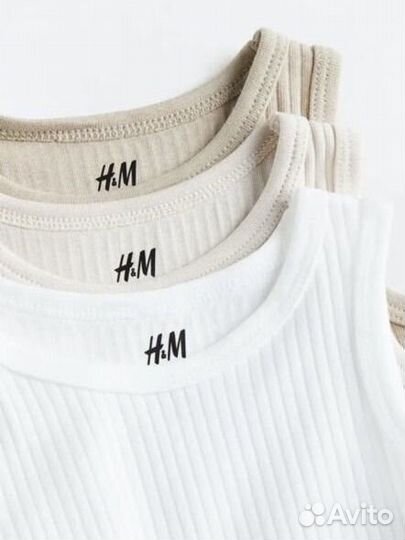 Новые боди майки h&m 74