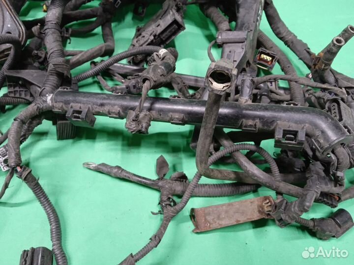 Hyundai Santa Fe II Проводка двигателя. Дизель 2.2