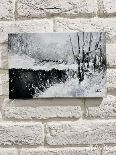 Картина маслом: День зимы