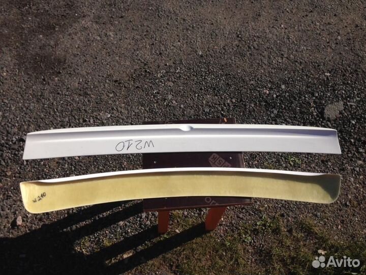 Спойлер и козырек на Merсedes W210