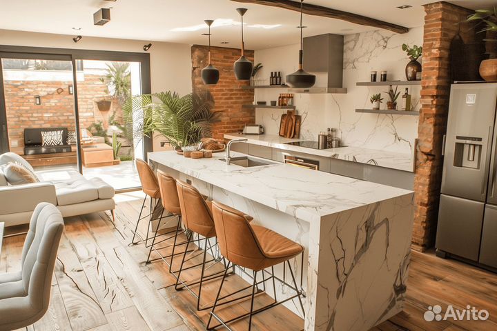 Каменная столешница из агломерата