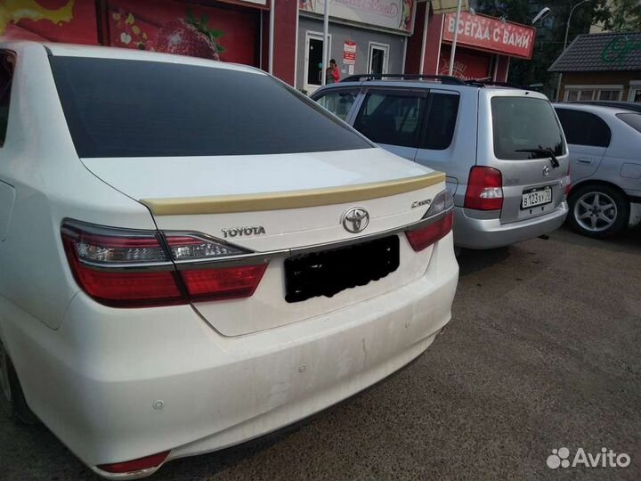 Лип спойлер Тойота Camry Камри 50/55 под покраску