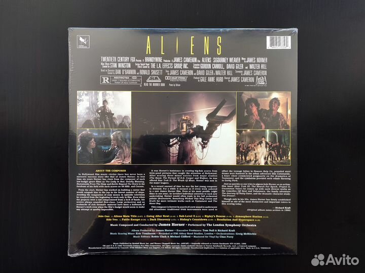 OST Aliens (James Horner) Чужие LP (2021)