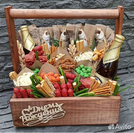 Букет для мужчины. Съедобные букеты