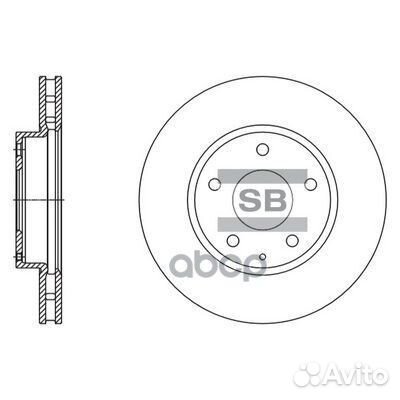 Диск тормозной SD4421 (B45A-33-251A) SD4421 San