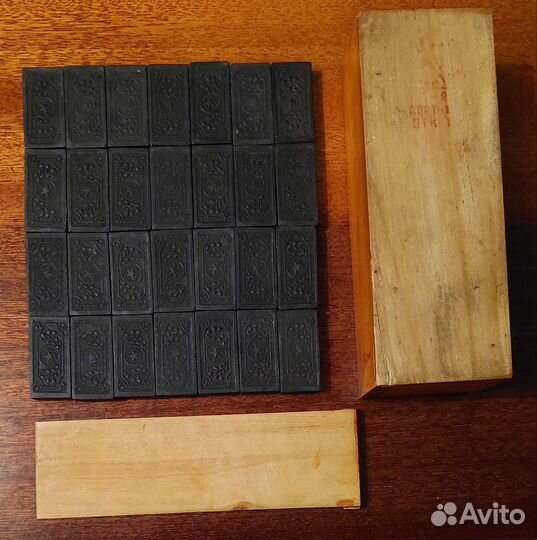 Домино деревянное СССР, детское, пластик