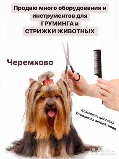 Инструменты для груминга стрижки животных грумер