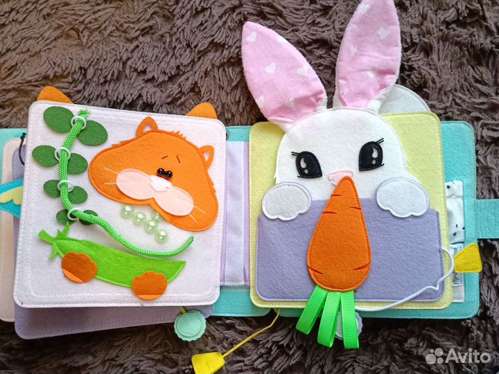 Фетровая книга трогательная книга mimibaby book