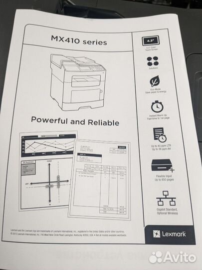 Мфу Lexmark MX410de