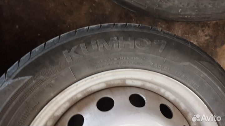 185/65 R15 Kumho Ecowing ES01 KH27 Лето Штампованн