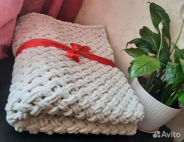 Плед ручной работы