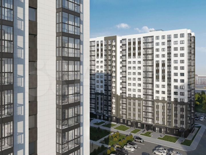 2-к. квартира, 57 м², 7/16 эт.