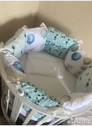 Бортики в детскую кроватку