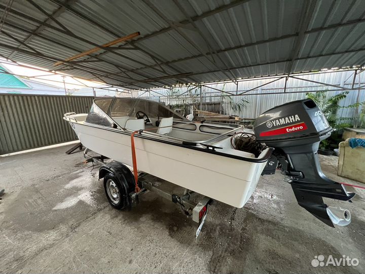 Катер с мотором ямаха