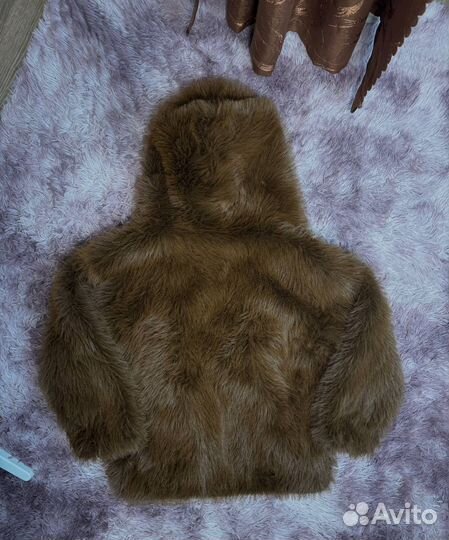 Шуба плюшевая